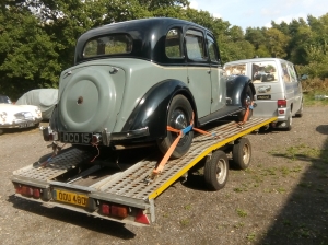 On the trailer